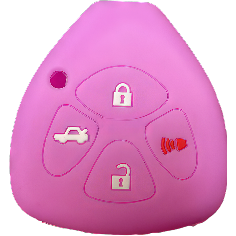 Silicone Protective Key Fob Cover For Toyota/Scion 4 Buttons Remote Head Key