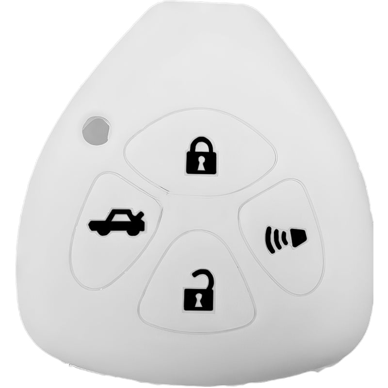 Silicone Protective Key Fob Cover For Toyota/Scion 4 Buttons Remote Head Key