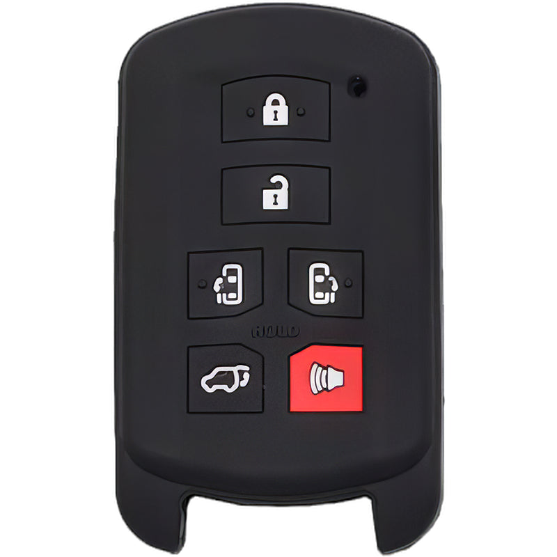 Silicone Protective Key Fob Cover For Toyota 6 Buttons Smart Key Remote