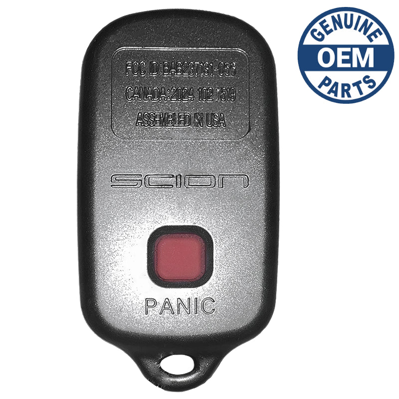 2005 Scion xA Dealer Installed Keyless Entry Remote BAB237131-056