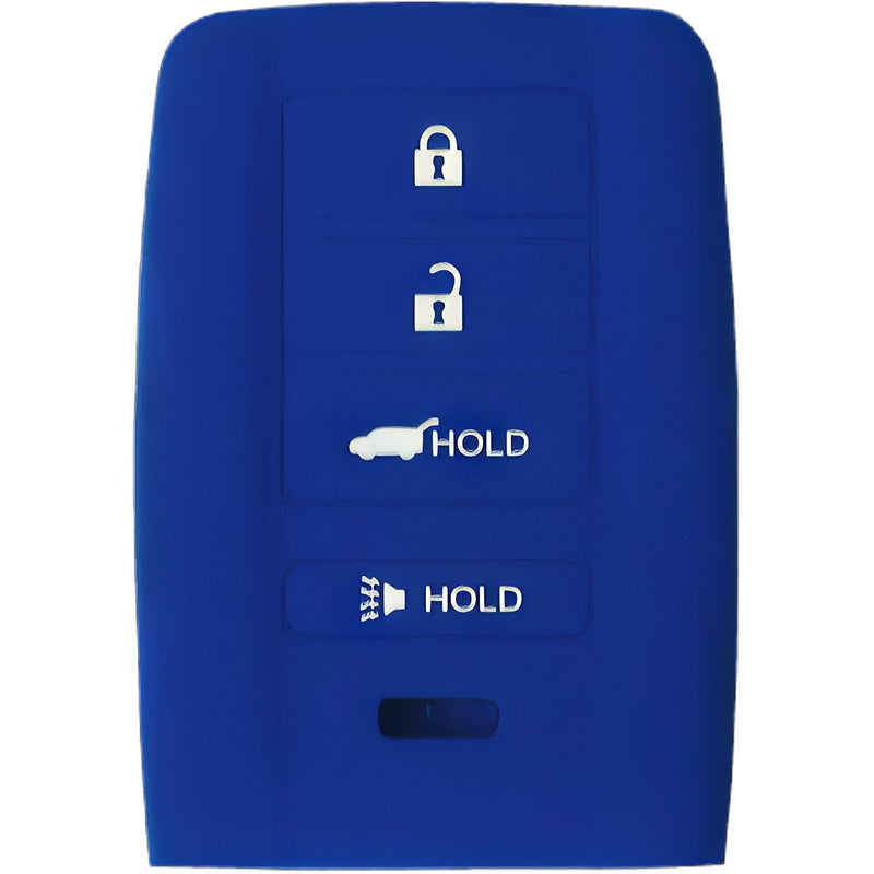 Silicone Key Fob Cover For Acura 4 Buttons Smart Key Remote