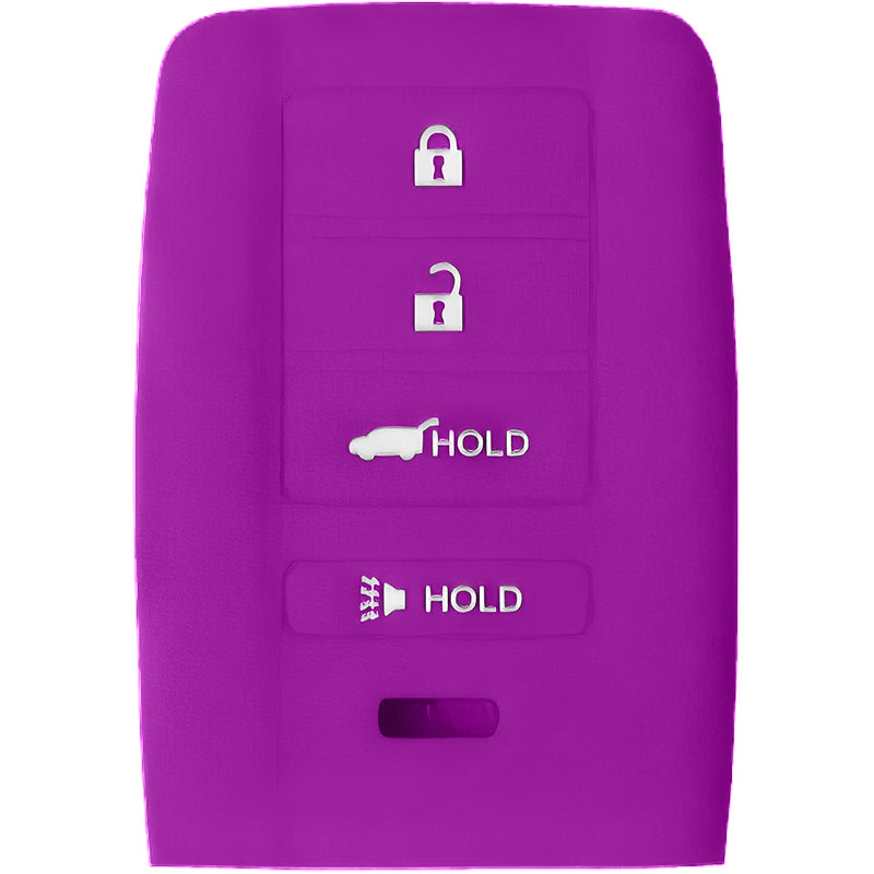 Silicone Key Fob Cover For Acura 4 Buttons Smart Key Remote