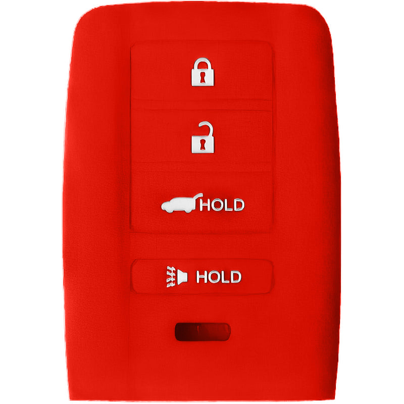 Silicone Key Fob Cover For Acura 4 Buttons Smart Key Remote