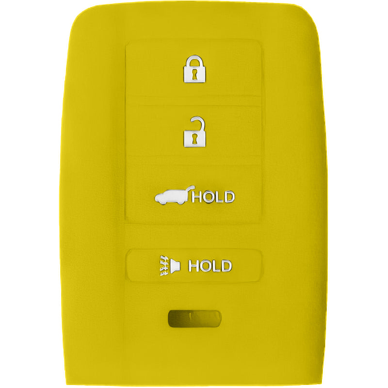 Silicone Key Fob Cover For Acura 4 Buttons Smart Key Remote