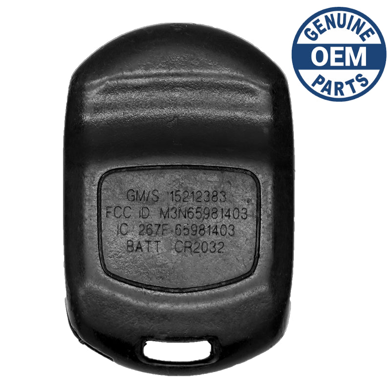 2005 Cadillac STS Remote 15222347 M3N65981403 No Remote Start