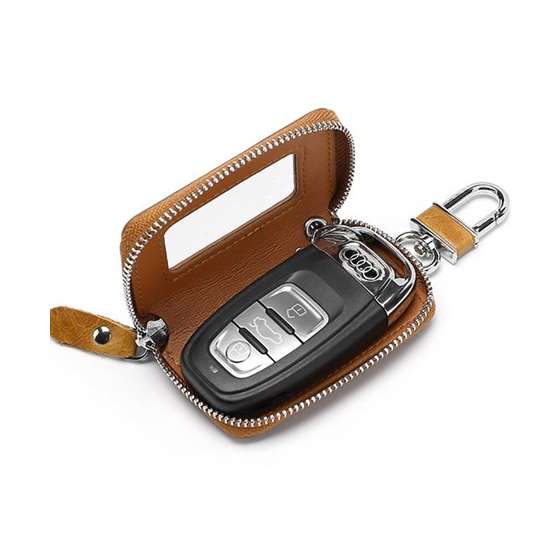 Leather Universal Key Fob Key Chain Case