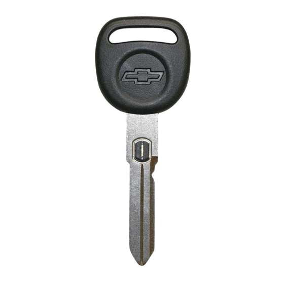 2001 Chevrolet Corvette Genuine Corvette VATS Transponder Key