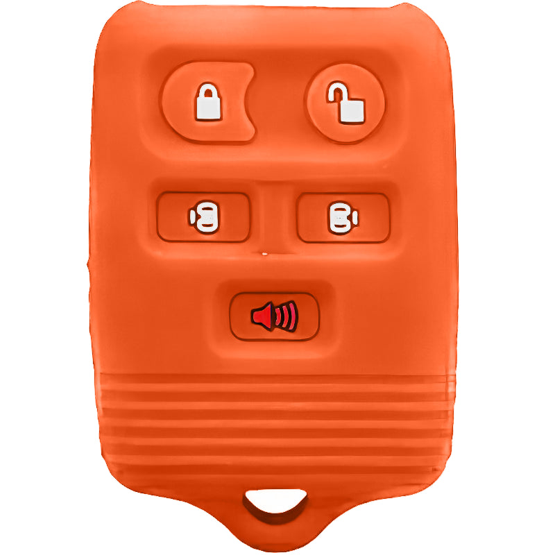 Silicone Key Fob Cover For Ford 5 Buttons Remote