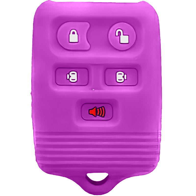 Silicone Key Fob Cover For Ford 5 Buttons Remote