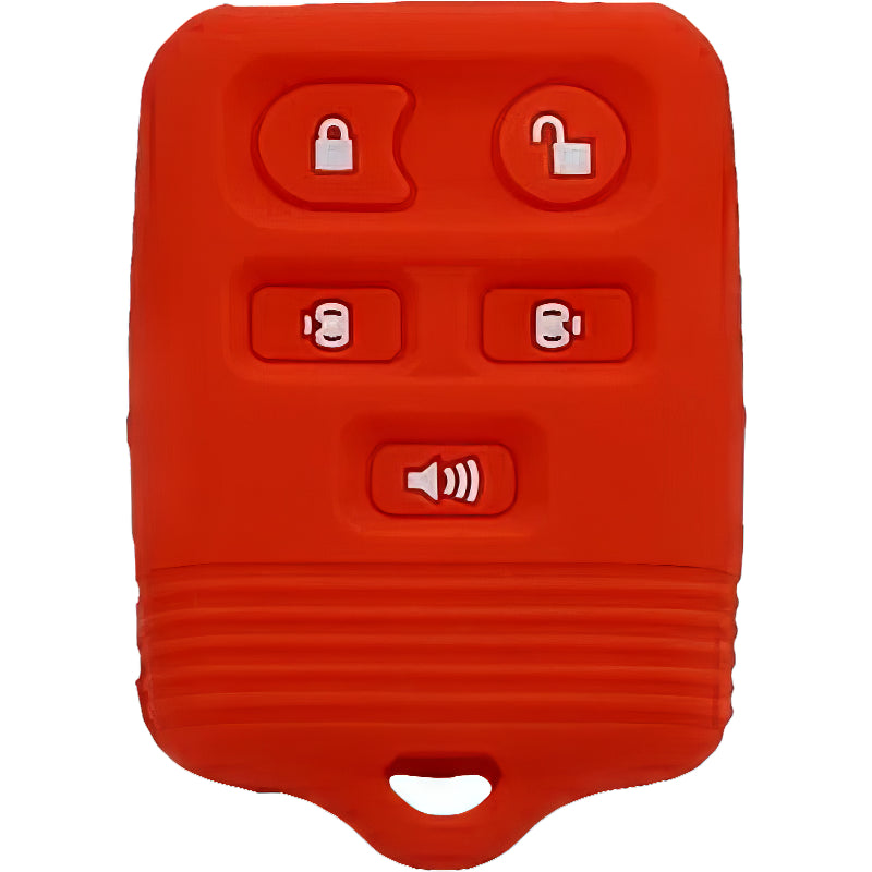 Silicone Key Fob Cover For Ford 5 Buttons Remote
