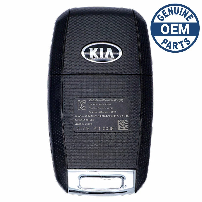 2020 Kia Sportage Flipkey Remote PN: 95430-D9100
