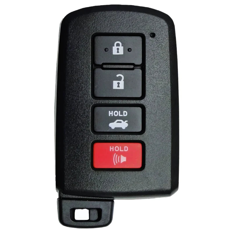 KUNIO Custodia In Pelle Con Portachiavi Per Chiave Auto Toyota Camry E Altri Modelli - Guscio In Alluminio E Pelle, Bianco