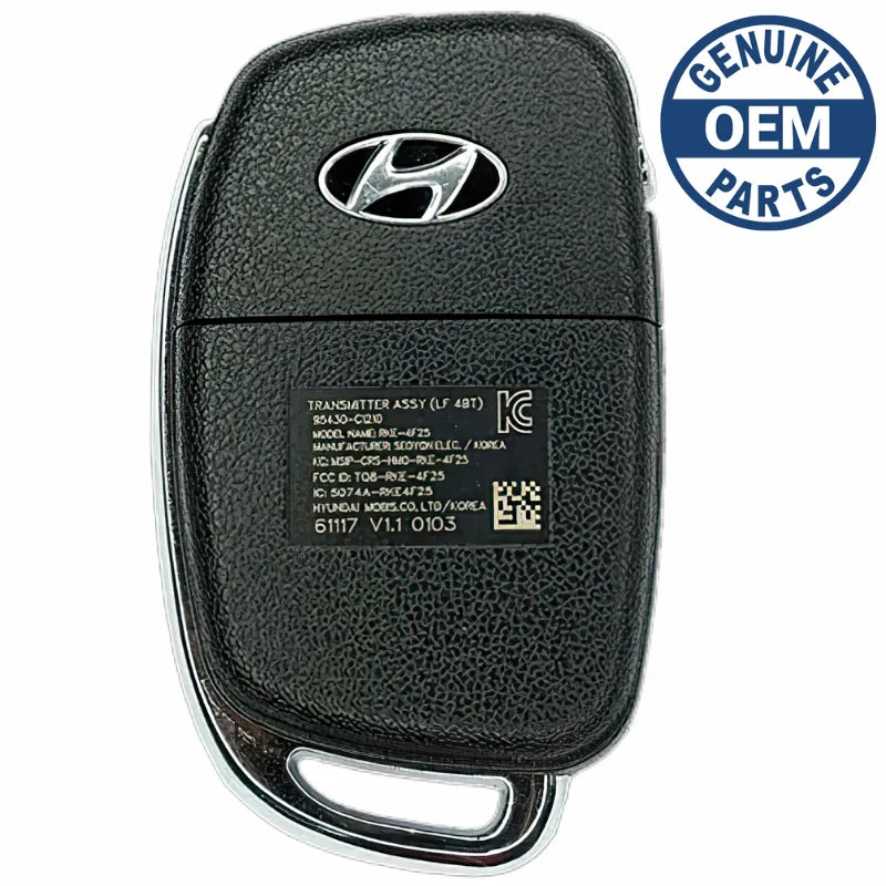 2017 Hyundai Elantra Flipkey Remote PN: 95430-F2001, 95430-F2000
