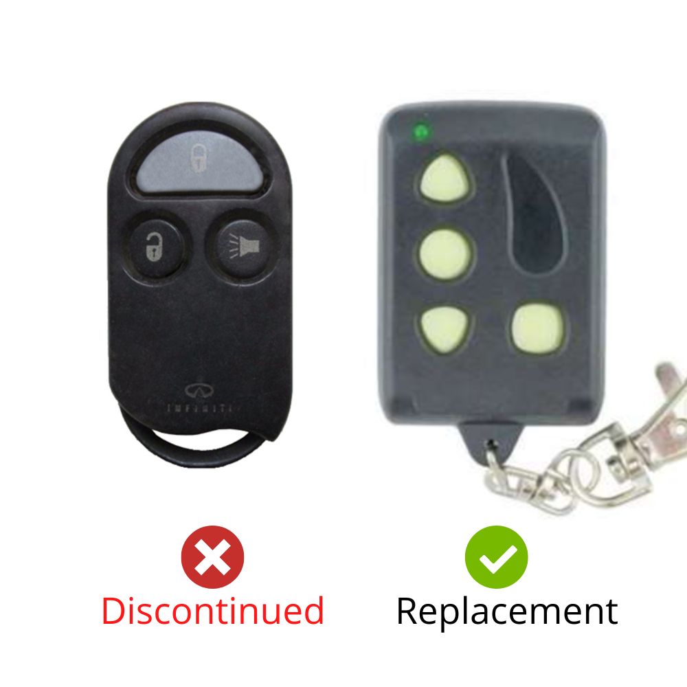 1997 Infiniti QX4 Keyless Entry Remote KOBUTA3T 28268-0Z021