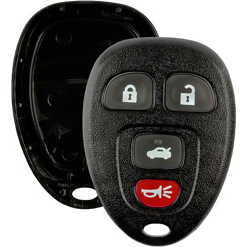 Replacement Case and Button Pad fits 22733523 15252034 KOBGT04A 4 Button Remote