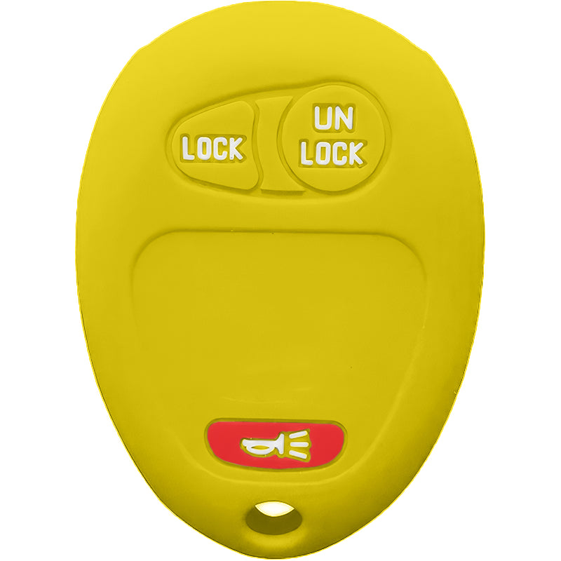 Silicone Key Fob Cover For GM 3 Buttons Regular Remote