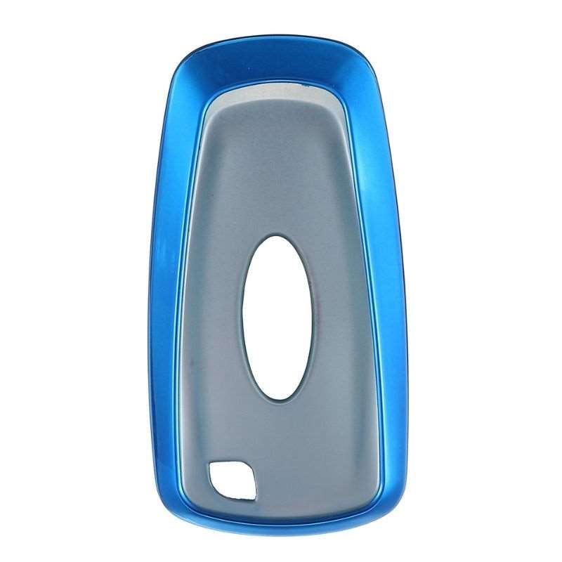 Blue TPU Cover Ford,Blue Ford TPU KEY Fob Cover,Ford Keyfobs TPU Cover,New Ford Smart Key TPU Cover - Blue