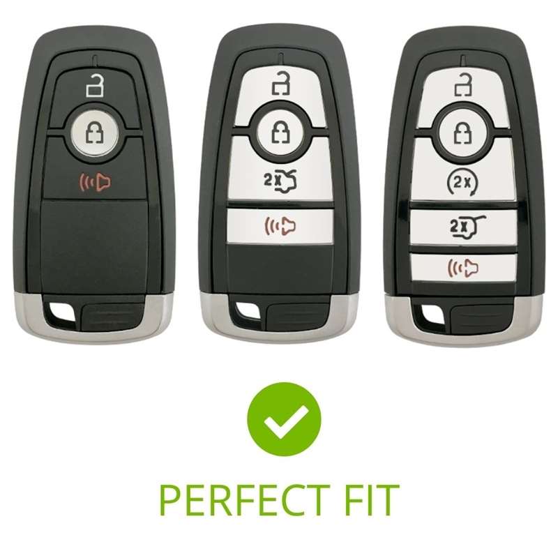 Silver TPU Cover,Ford Key Fob SIlver TPU Cover,Silver Ford TPU Cover