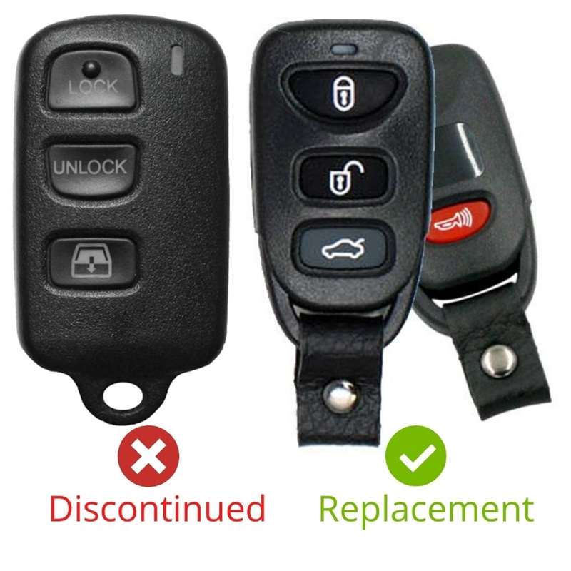 2006 Toyota Sequoia Port-Installed Keyless Entry Remote ELVATDD ELVAT1B