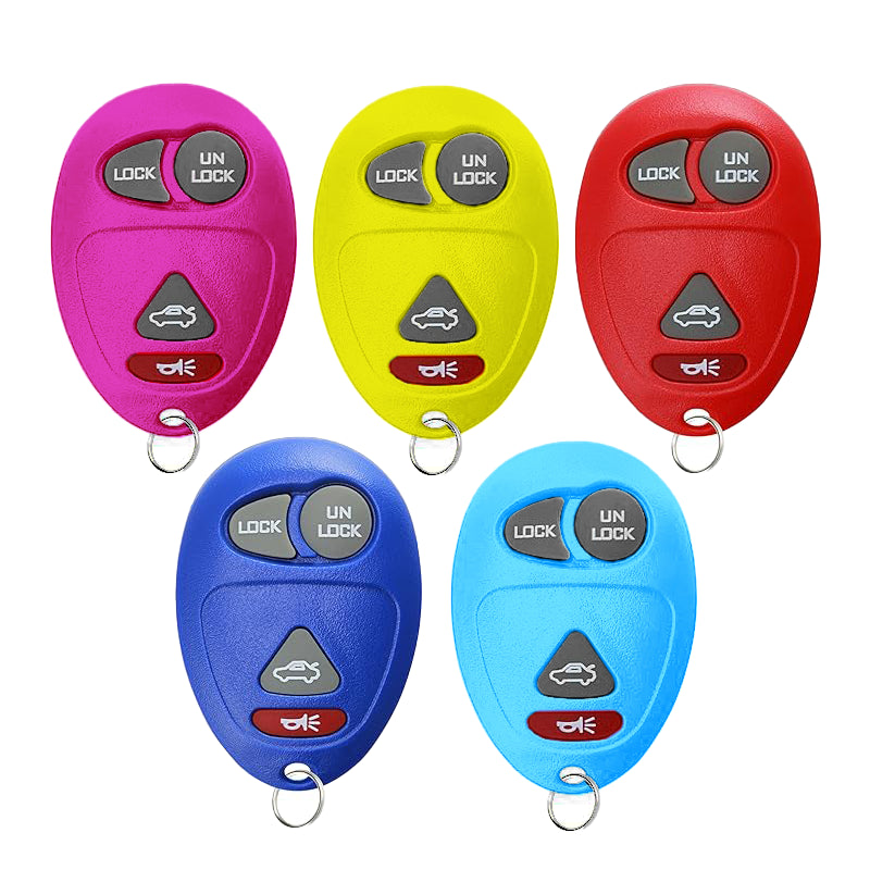 Buick Oldsmobile Pontiac Replacement Case and Button Pad for L2C0007T 10335582 10335588 with Trunk Button