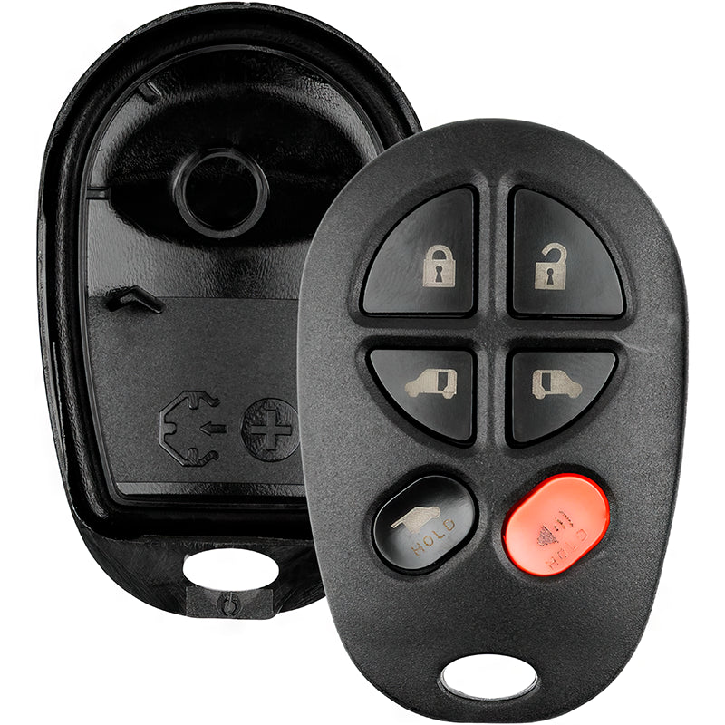 Replacement Case And Button Pad Fits 6 Button GQ43VT20T 89742-AE050 Shell Housing