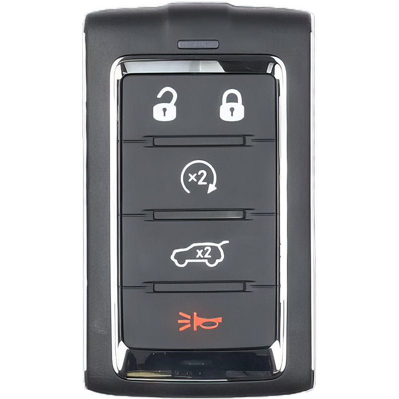Pro-Plip Custodia Telecomando Chiave Auto Per Jeep Grand Cherokee, Wrangler, Compass, Patriot - 3 Pulsanti - Guscio Di Ricambio - 4