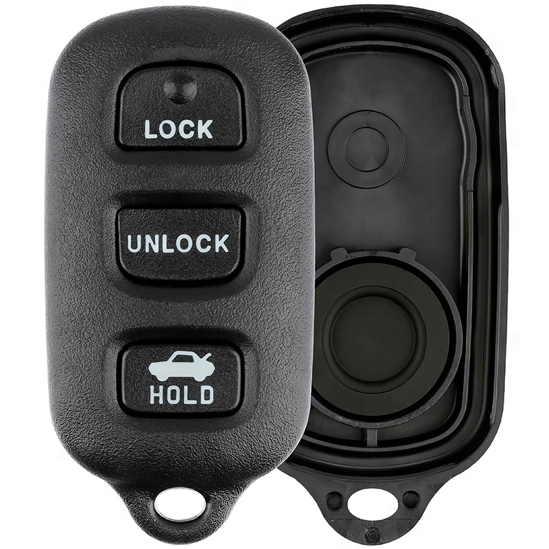 Replacement Case and Button Pad Shell Housing HYQ12BBX HYQ12BAN HYQ1512Y 4 Button with Trunk