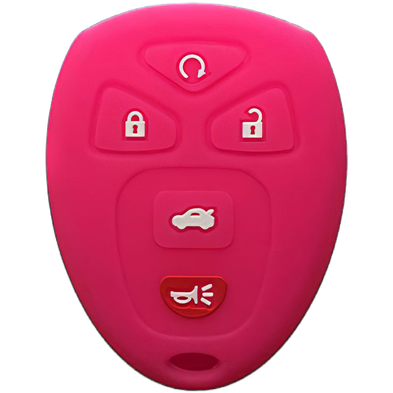 Silicone Key Fob Cover For GM 5 Buttons Regular Remote
