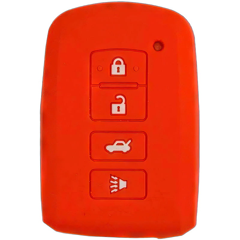 Silicone Key Fob Cover For Toyota 4 Buttons Smart Key Remote