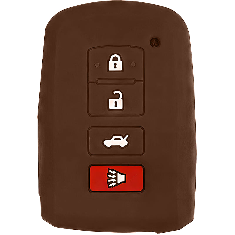 Silicone Key Fob Cover For Toyota 4 Buttons Smart Key Remote