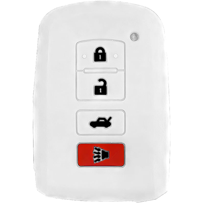 Silicone Key Fob Cover For Toyota 4 Buttons Smart Key Remote