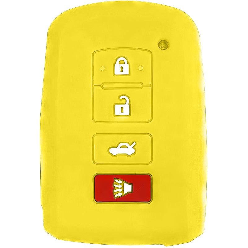 Silicone Key Fob Cover For Toyota 4 Buttons Smart Key Remote