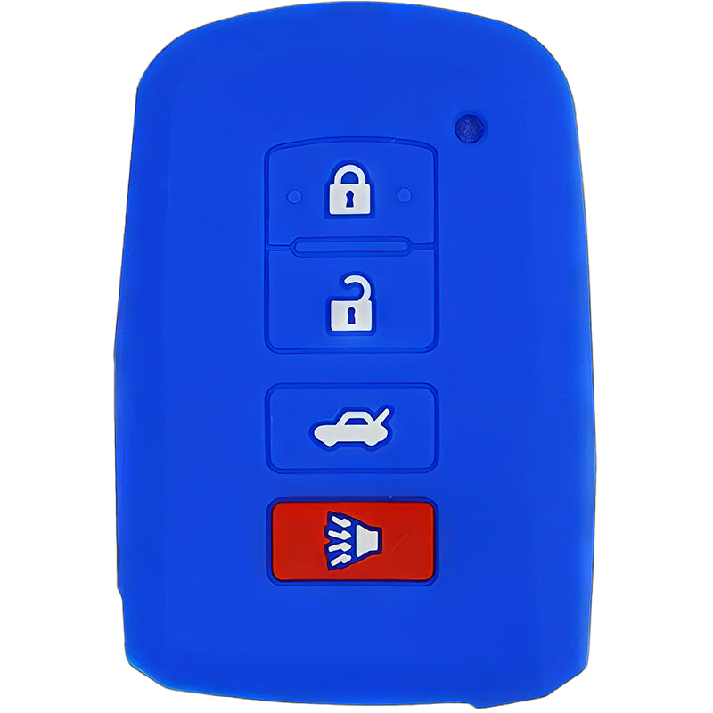 Silicone Key Fob Cover For Toyota 4 Buttons Smart Key Remote