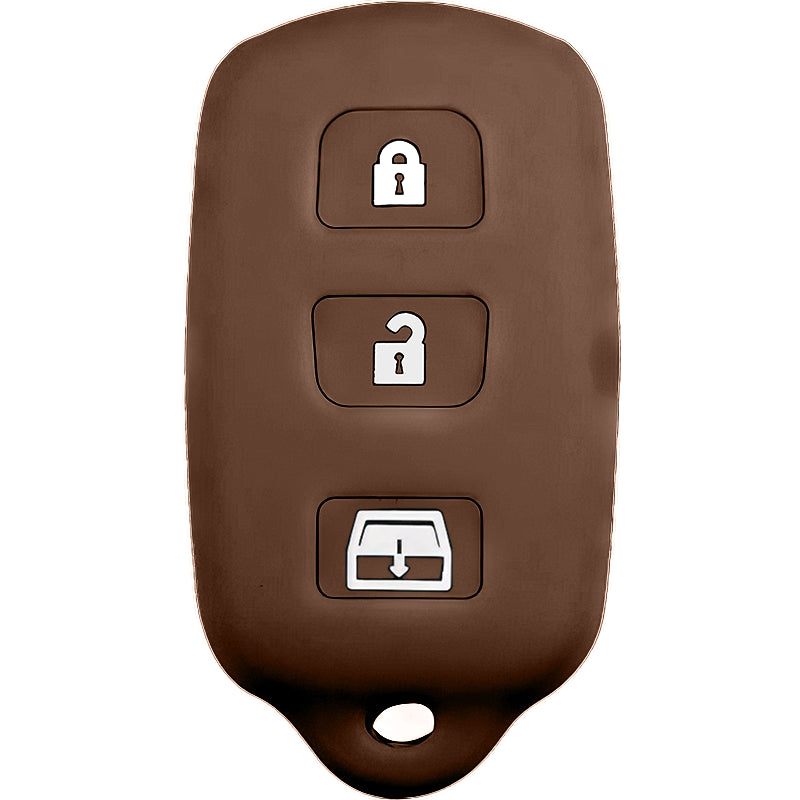 Silicone Key Fob Cover For Toyota 4 Buttons Regular Remote