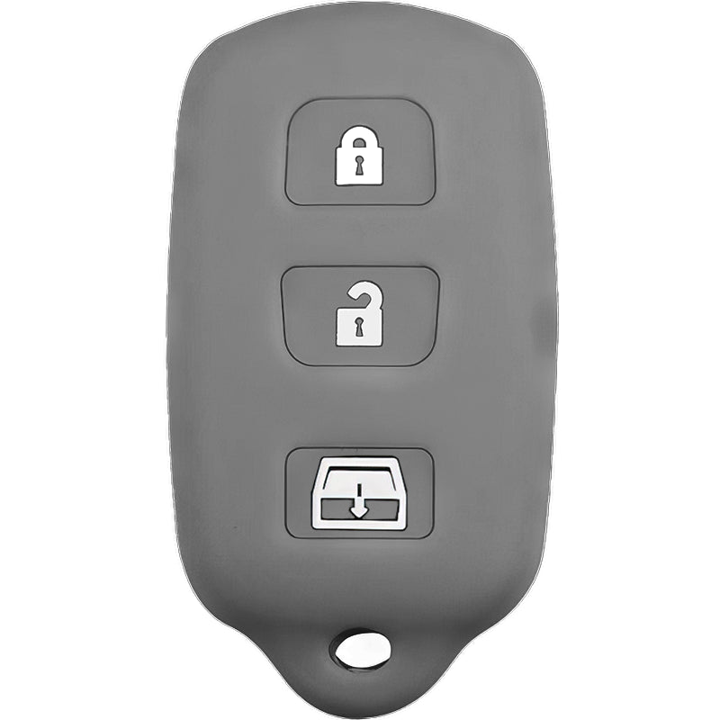 Silicone Key Fob Cover For Toyota 4 Buttons Regular Remote