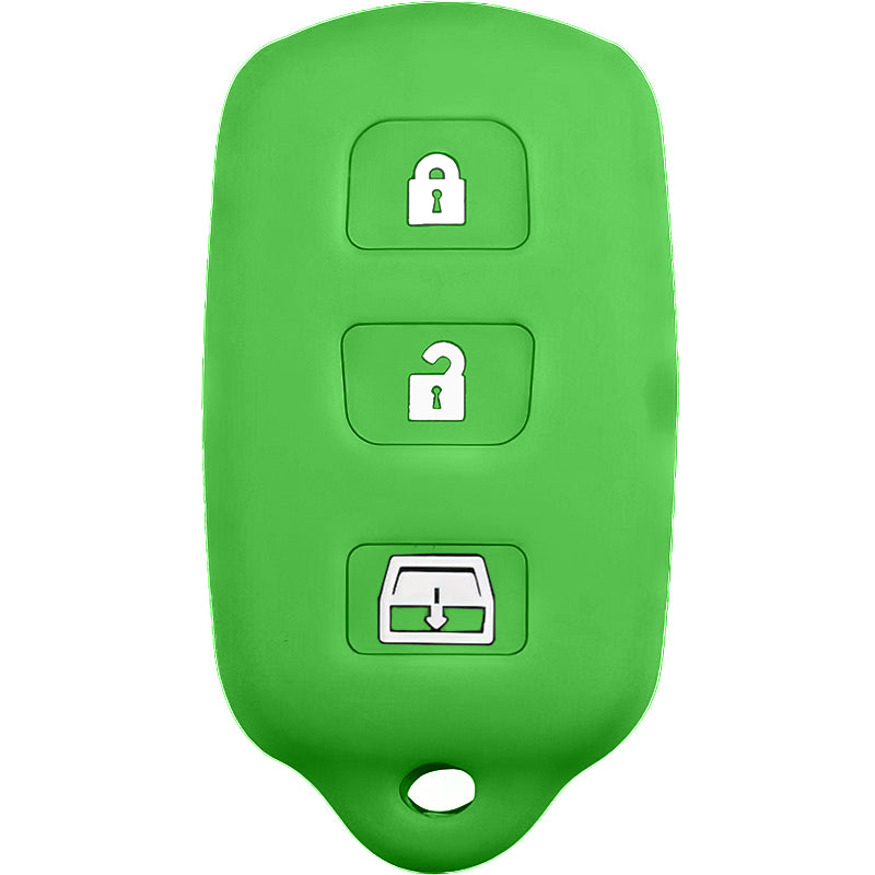 Silicone Key Fob Cover For Toyota 4 Buttons Regular Remote
