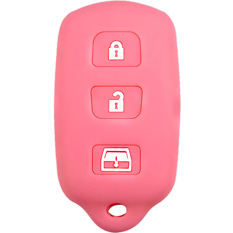 Silicone Key Fob Cover For Toyota 4 Buttons Regular Remote