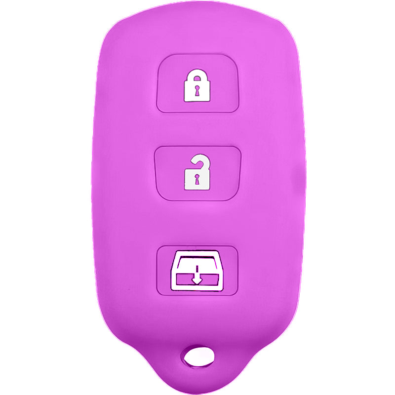 Silicone Key Fob Cover For Toyota 4 Buttons Regular Remote