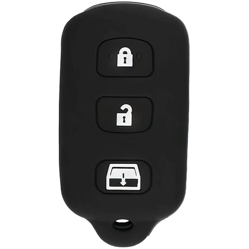 Silicone Key Fob Cover For Toyota 4 Buttons Regular Remote