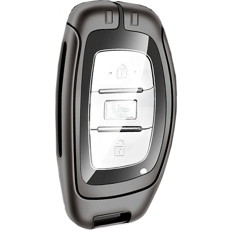 Zinc Alloy Leather TPU Car Key Case Cover for Hyundai FCC ID: TQ8-FOB-4F11, SY5MDFNA433