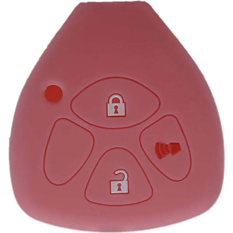 Silicone Protective Key Fob Cover For Toyota/Scion 3 Buttons Remote Head Key