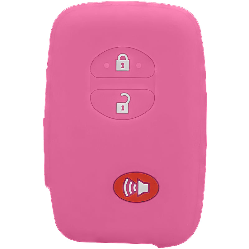 Silicone Key Fob Cover For Toyota 3 Buttons Smart Key Remote