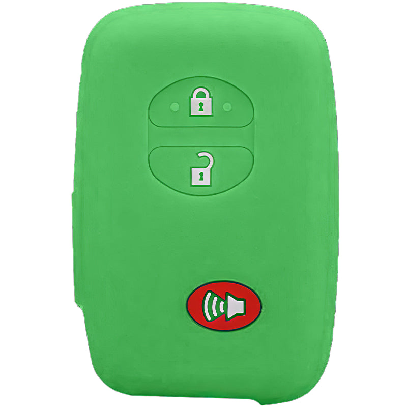 Silicone Key Fob Cover For Toyota 3 Buttons Smart Key Remote
