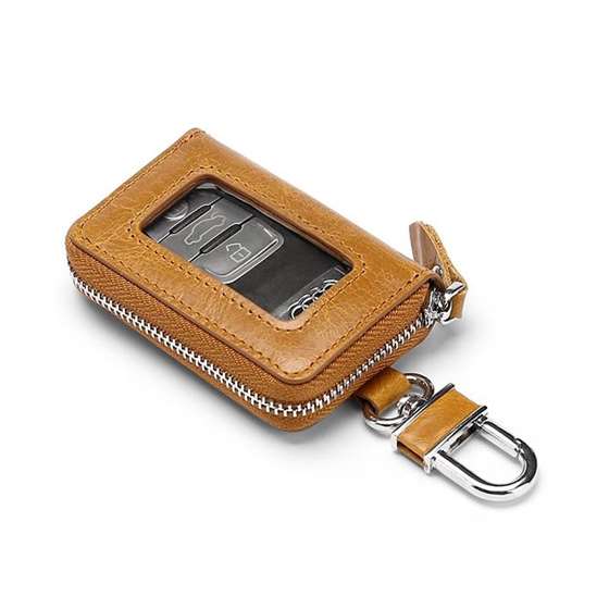 Leather Universal Key Fob Key Chain Case