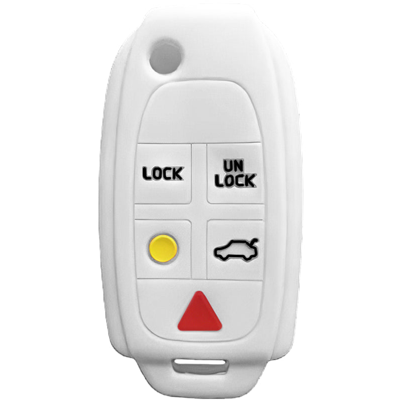 Silicone Key Fob Cover For Volvo 5 Buttons Flip Key Remote