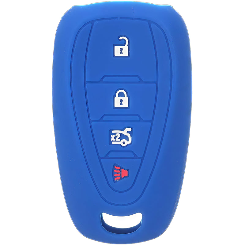 Silicone Key Fob Cover For Chevrolet 4 Buttons Smart Key Remote
