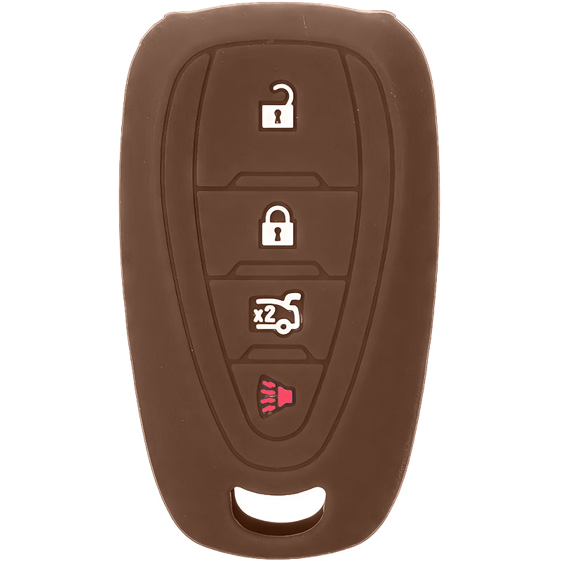 Silicone Key Fob Cover For Chevrolet 4 Buttons Smart Key Remote