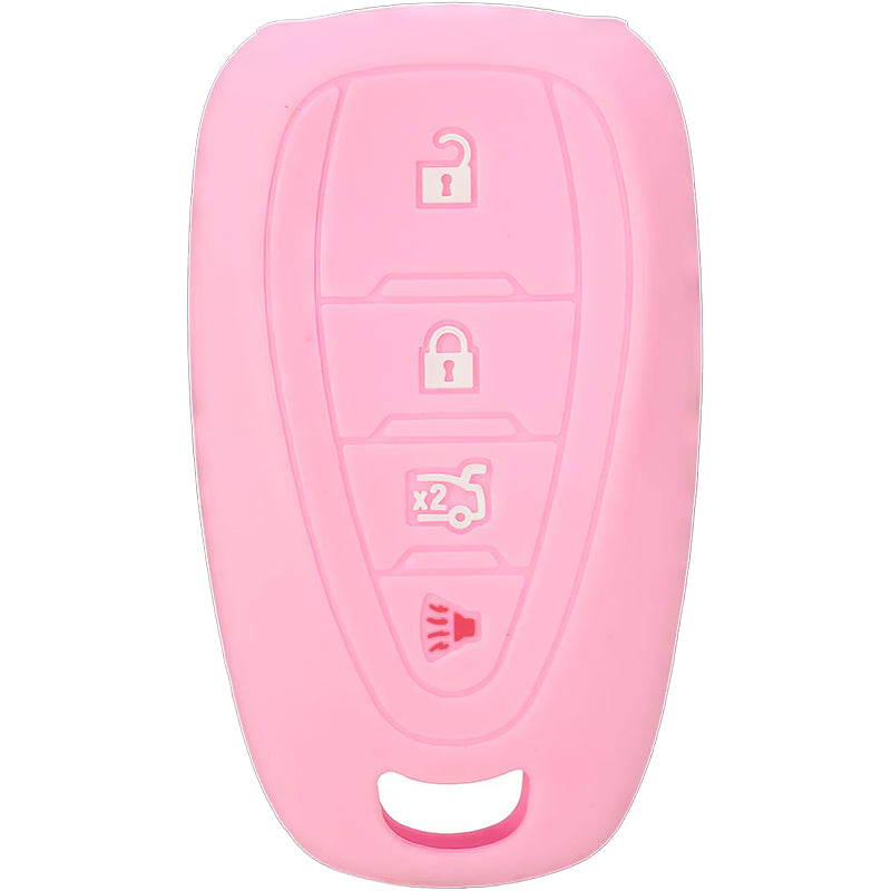 Silicone Key Fob Cover For Chevrolet 4 Buttons Smart Key Remote