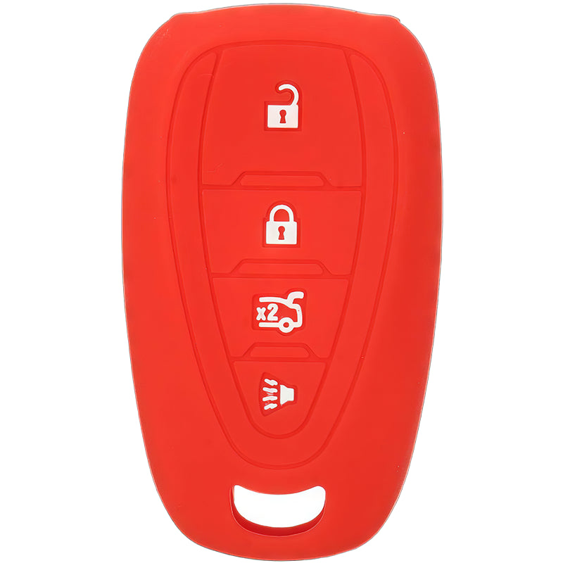 Silicone Key Fob Cover For Chevrolet 4 Buttons Smart Key Remote