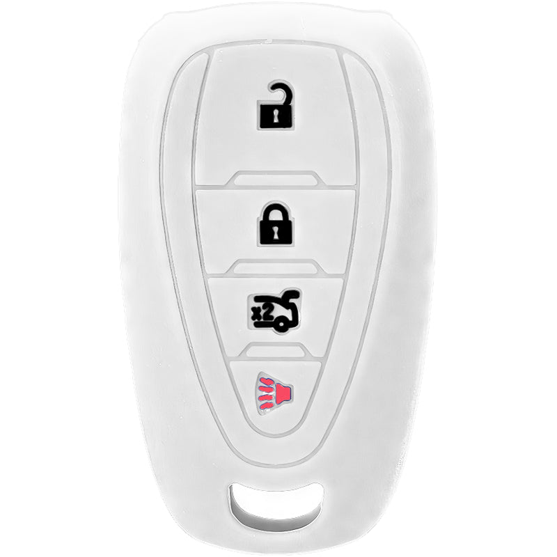 Silicone Key Fob Cover For Chevrolet 4 Buttons Smart Key Remote